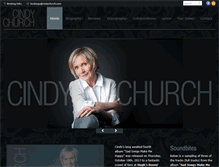Tablet Screenshot of cindychurch.com